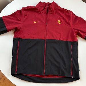 Nike USC Trojans On Field Jacket with Gold Logo in Large - NEW without tags!